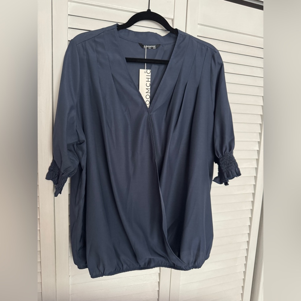 Bloom Chic Crossover Blouse